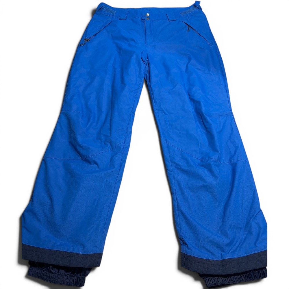 Columbia Mens Omni-Heat Insulated Snow Pants Blue Ski Snowboard XM0374 Large